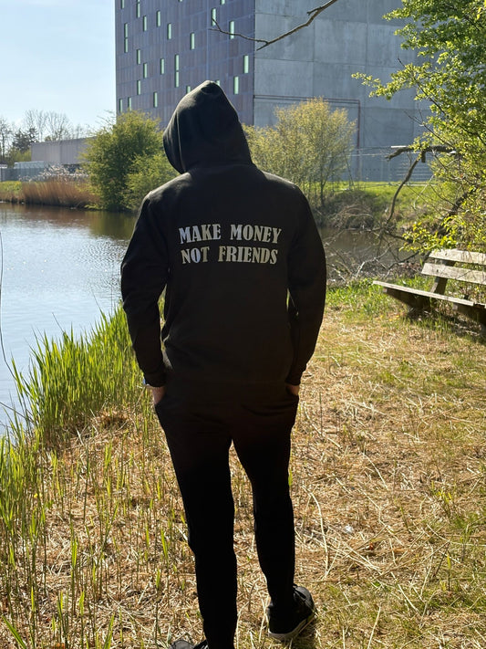 LF Make Money Not Friends Hoodie CLASSIC Geborduurd